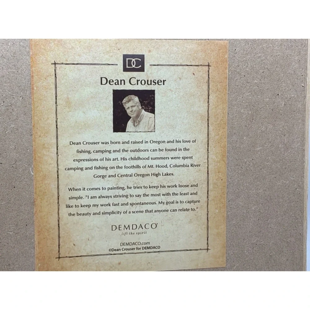 Dean‎ Crouser Design Picture Puzzle Salt N Pepper Shakers Ceramic Tray Gift Set